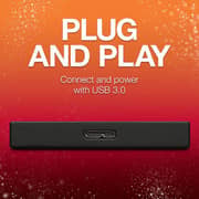Seagate Backup Plus Slim Portable Hard Drive USB3.0 1TB Black STHN1000400