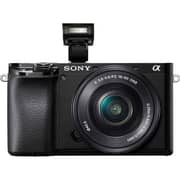 Sony ALPHA A6100 Mirrorless Digital Camera Black With 16-50MM / 55-210MM Lens