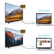 Promate HDMI to Type C 1.8mm Black and Sliver