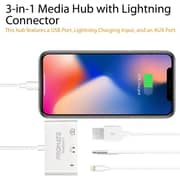 Promate OTG Lightning Hub White