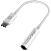 Promate AUX Adaptor Lightning to 3.5mm AUX Connector 12cm White