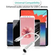 Promate AUX Adaptor Lightning to 3.5mm AUX Connector 12cm White