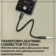Promate Lightning to 3.5mm AUX Connector 0.15m Black