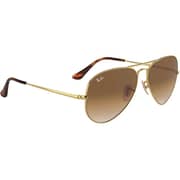 Rayban Aviator Gold Sunglasses For Unisex RB3689 914751