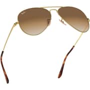 Rayban Aviator Gold Sunglasses For Unisex RB3689 914751