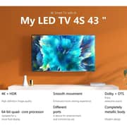 Xiaomi 4S-43 4K Smart LED Television 43 Inches