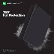 Amazing Thing Antimicrobial Evolution Folio Smart Cover Black Apple iPad 10.2