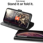 Spigen Wallet S Case Black Apple iPhone XS