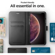 Spigen Wallet S Case Black Apple iPhone XS