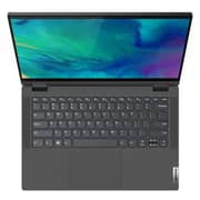 Lenovo Ideapad Flex 5 14IIL05 (2019) Laptop - 10th Gen / Intel Core i3-1005G1 / 14inch FHD / 256GB SSD / 4GB RAM / Shared Intel UHD Graphics / Windows 10 / English & Arabic Keyboard / Graphite Grey - [81X1003DAX]