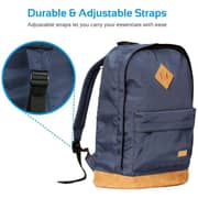 Promate Premium Backpack Blue 15.6 inch Laptop