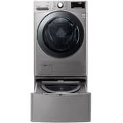 إل جي غسالة تحميل أمامي  21.5  كجم غسالة و  10  كجم مجفف  6  حركات دفع مباشر  F18L2CRV2T2 / F70E1UDNK12