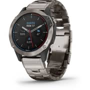 Garmin 010-02158-95 Quatix 6 Smartwatch Black and Titanium