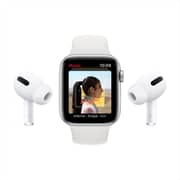 Apple Watch SE GPS 40mm Silver Aluminum Case with White Sport Band