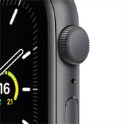 Apple Watch SE GPS 44mm Space Grey Aluminum Case with Black Sport Band – Middle East Version