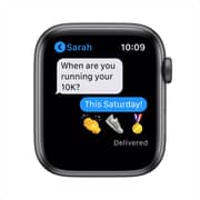 Apple Watch SE GPS 44mm Space Grey Aluminum Case with Black Sport Band – Middle East Version
