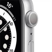 Apple Watch Series 6 GPS 44mm Silver Aluminum Case with White Sport Band