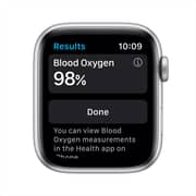 Apple Watch Series 6 GPS 44mm Silver Aluminum Case with White Sport Band