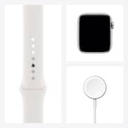 Apple Watch Series 6 GPS 44mm Silver Aluminum Case with White Sport Band