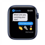 Apple Watch Series 6 GPS+Cellular 40mm Blue Aluminum Case with Deep Navy Sport Band - Middle East Version