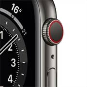 Apple Watch Series 6 GPS+Cellular 40mm Graphite Stainless Steel Case with Black Sport Band