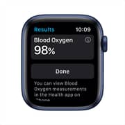 Apple Watch Series 6 GPS+Cellular 44mm Blue Aluminum Case with Deep Navy Sport Band - Middle East Version