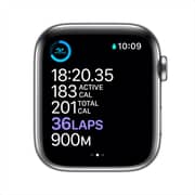 Apple Watch Series 6 GPS+Cellular 44mm Silver Stainless Steel with Silver Milanese Loop