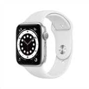 Apple Watch Series 6 GPS 40mm Silver Aluminum Case with White Sport Band