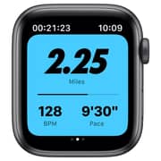 Apple Watch Series SE Nike MYYK2AE/A GPS 44mm Aluminium Case with Anthracite/Black Nike Sport Band Space Gray