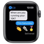 Apple Watch Series SE Nike MYYK2AE/A GPS 44mm Aluminium Case with Anthracite/Black Nike Sport Band Space Gray
