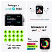 Apple Watch Series SE Nike MYYK2AE/A GPS 44mm Aluminium Case with Anthracite/Black Nike Sport Band Space Gray