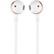 JBL T205 Wired Earbud Headphone Rose Gold