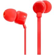 JBL T110 In Ear Wired Headphone Red