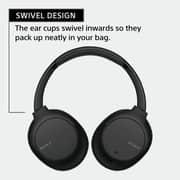 Sony WHCH710NB Wireless Noise Canceling Over Ear Headphones Black