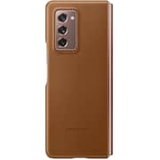 Samsung Fold 2 Leather Cover Brown