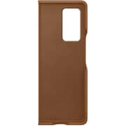 Samsung Fold 2 Leather Cover Brown