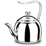 Korkmaz Droppa Tea Pot 2 Liter Stainless Steel Non Abras Silver