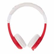 Buddyphones BPEXFDRED01K Explore Foldable On Ear Headset Red