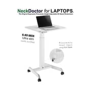 NeckDoctor Adjustable Ergonomic Laptop Stand White