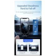 Maxguard Veloce Series Wireless Charging Car Holder Black