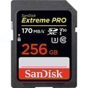 Sandisk Extreme Pro SDXC Card 256GB Black SDSDXXY-256G-GN4IN