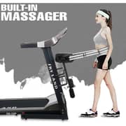 Foldable Treadmill with Massager & Speaker | 4 HP Peak Motor, 12 Preset Workouts, Bluetooth & FS App | Auto Incline, LCD Display, Hydraulic Soft Drop | Running Machine for Home – EM-1249