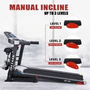 Foldable Treadmill with Massager & Speaker | 4 HP Peak Motor, 12 Preset Workouts, Bluetooth & FS App | Auto Incline, LCD Display, Hydraulic Soft Drop | Running Machine for Home – EM-1249