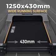 Foldable Motorized Treadmill, 2 HP DC Motor (4 HP Peak), 100kg Capacity, 0.8–14 KM/H, 3-Level Manual Incline, 5