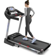 Foldable Treadmill | 3.0 HP DC Motor (6.0 HP Peak), 125kg Capacity, 1–18 KM/H, 18-Level Auto Incline, Bluetooth Speaker, LCD Display Running Machine for Home & Office Gym EM-1268