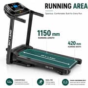 Treadmill with 4HP Peak Motor | Foldable Running Machine for Home Gym with 3-Level Manual Incline, LCD Display & Compact Design – EM-1278