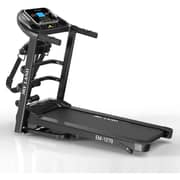 Treadmill With 4Hp Peak Motor | Compact Foldable Running Machine For Home With 3 Level manual incline, Treadmill With Massager Em-1279