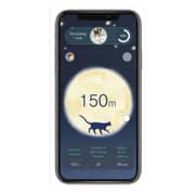 Cat Planet White Gold