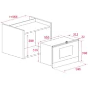 TEKA MS 622 BIS L Built-in Microwave with ceramic base + Grill