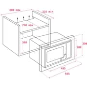 TEKA 20 L Mechanical Built‑in Microwave - MB 620 BI